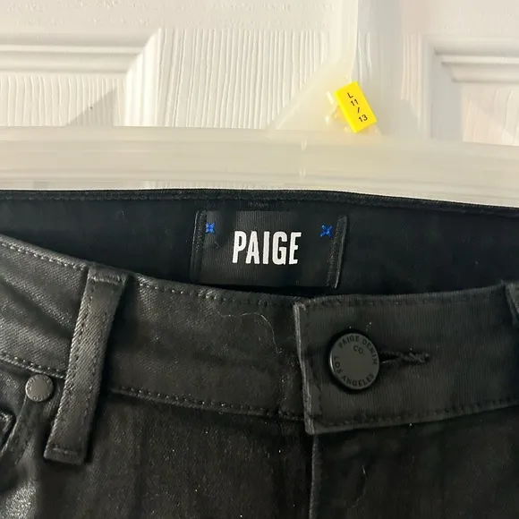 Paige Verdugo Ankle Black Jeans