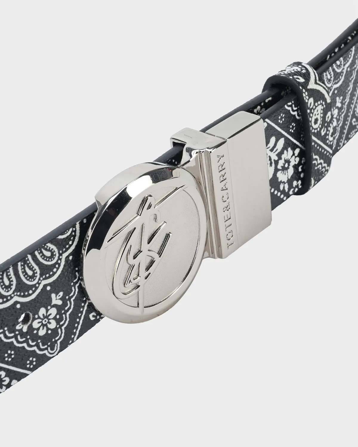 Paisley Belt in Black