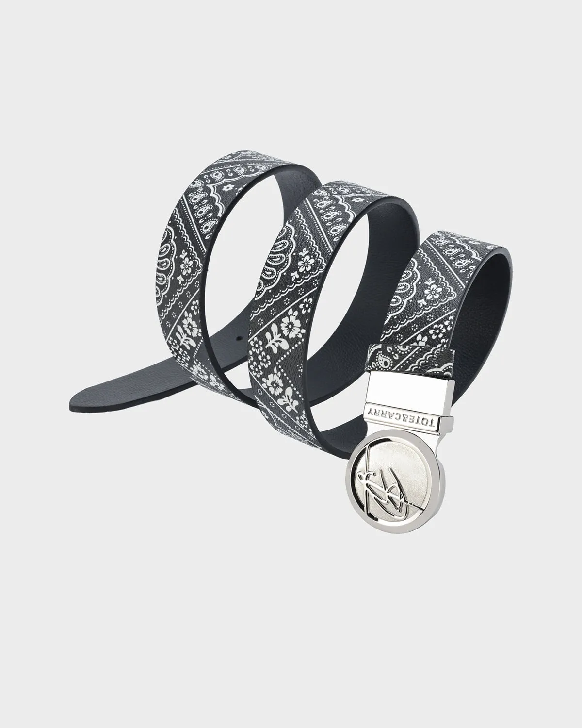 Paisley Belt in Black