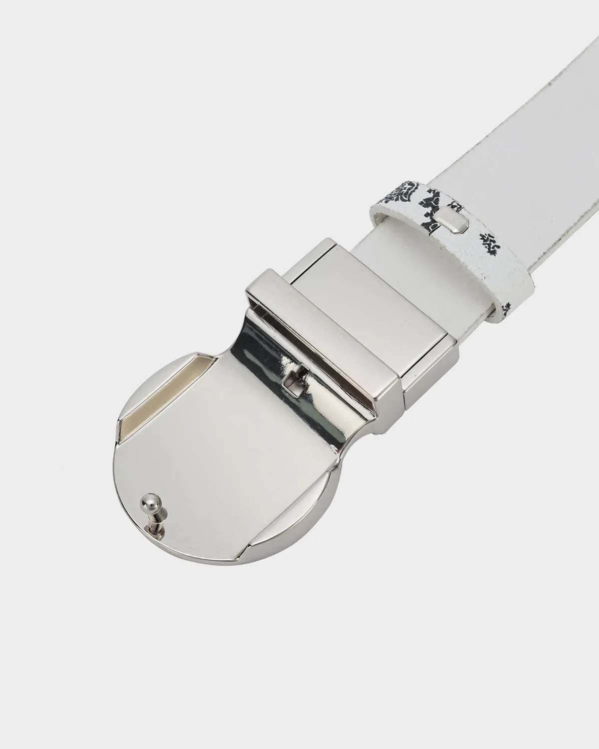 Paisley Belt in White