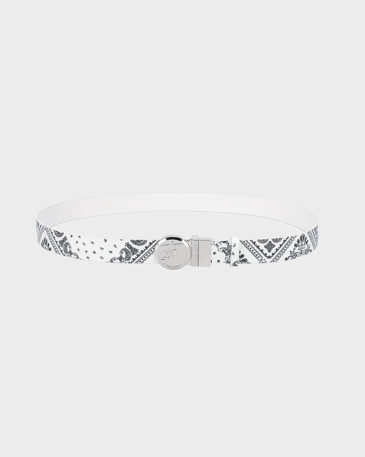 Paisley Belt in White