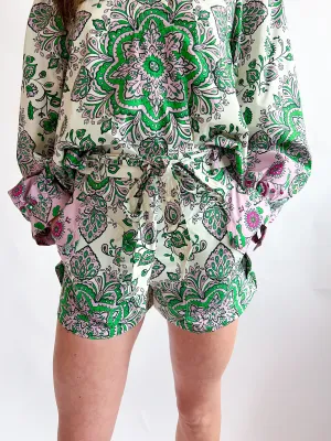 Paisley Floral Talulla Shorts