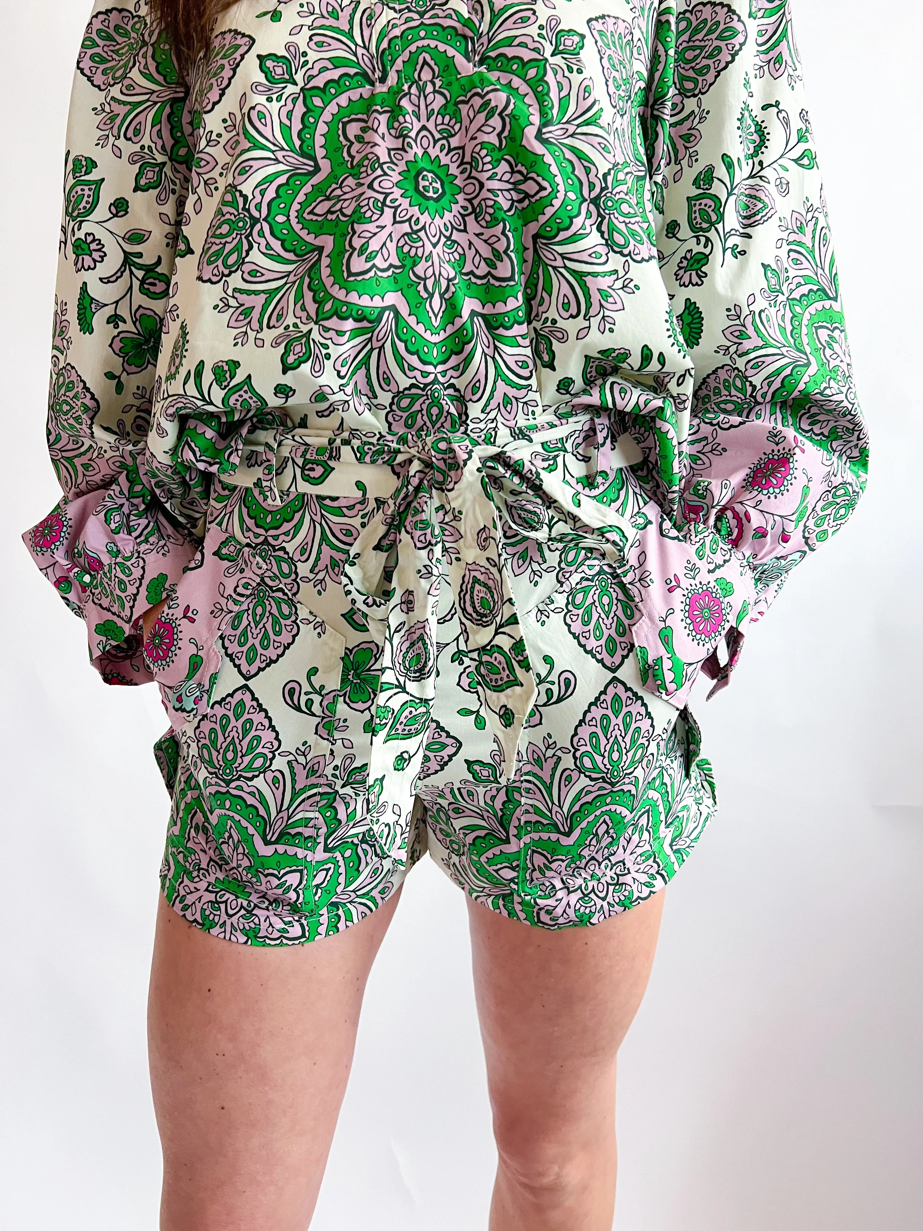 Paisley Floral Talulla Shorts