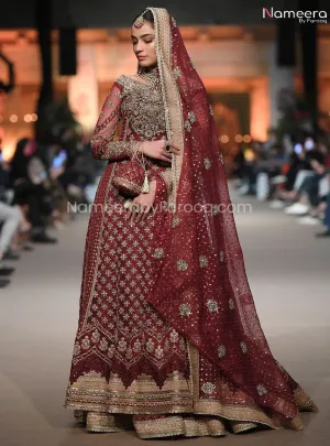 Pakistani Maxi Dress Online for Wedding 2021 #BR176