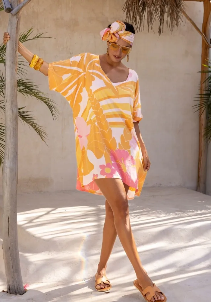 Paradiso Kaftan - Pink Flamingo