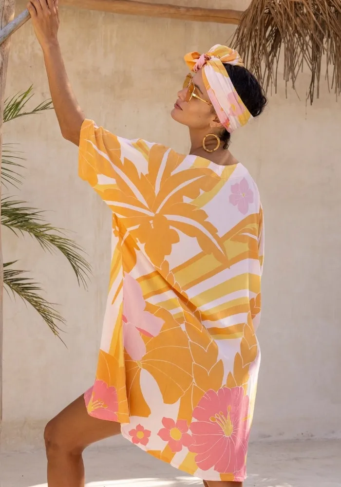 Paradiso Kaftan - Pink Flamingo