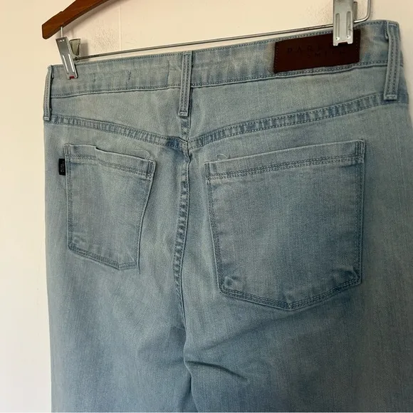 Parker Smith Straight Leg Jeans Star Embroidered Light Wash Size 27