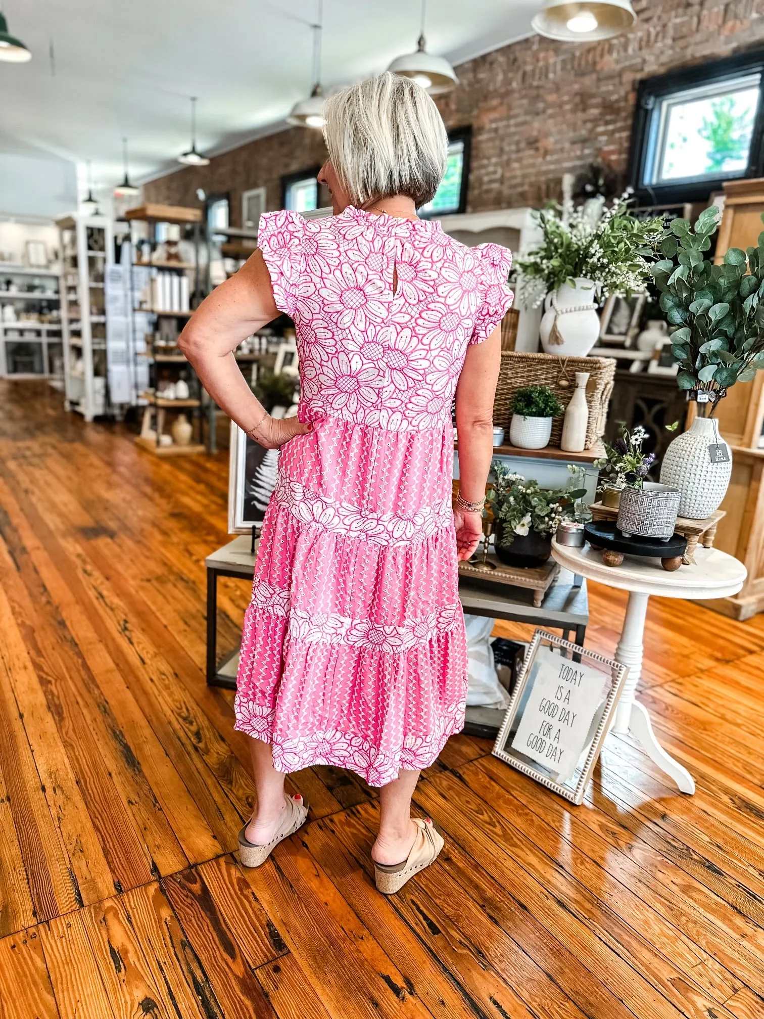 Patio Brunch Midi Dress