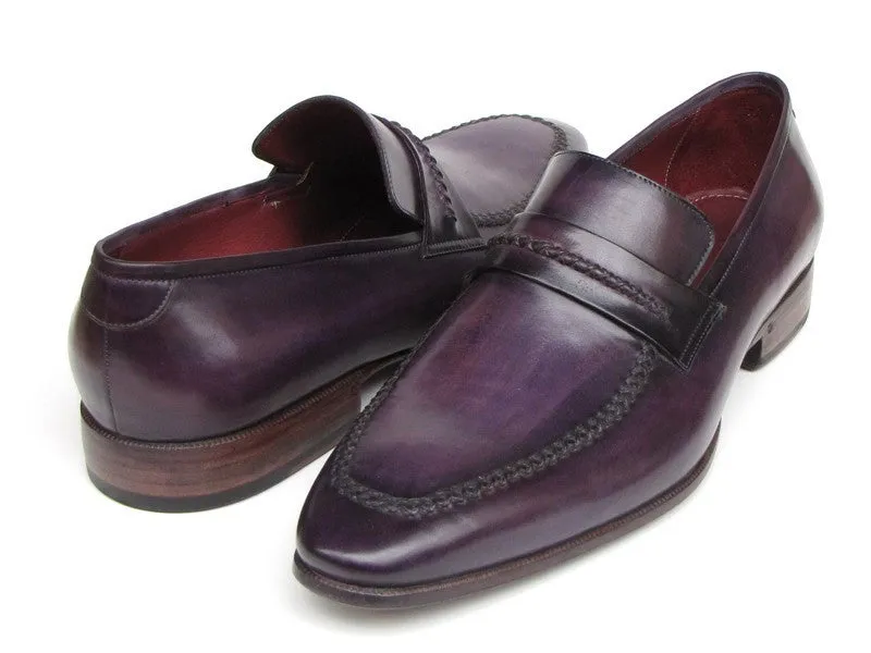 Paul Parkman Purple Handmade Loafers
