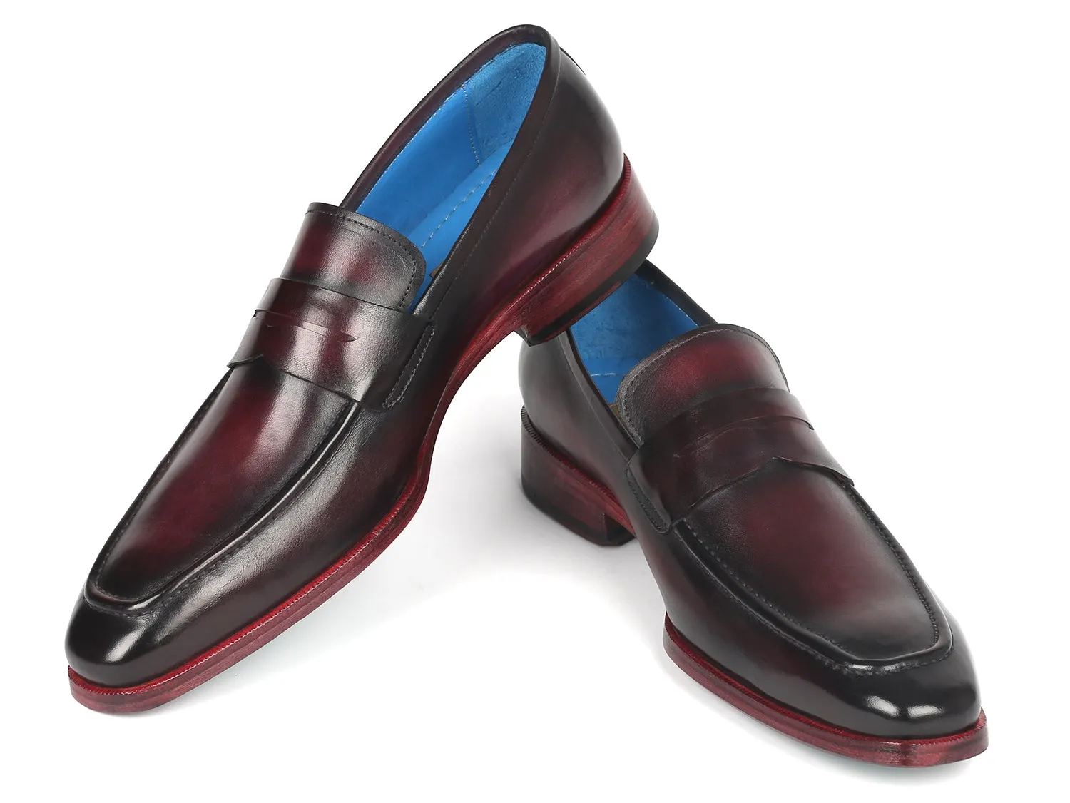 Paul Parkman Purple Penny Loafers