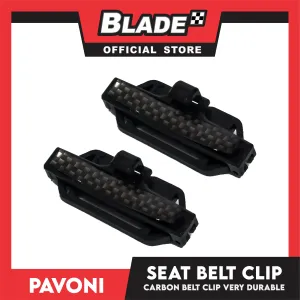 Pavoni Car Seat Belt Clip (Carbon)