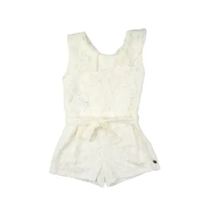 Paz Rodriguez Cream Playsuit