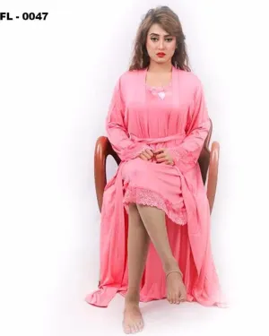 Peach Flourish 2Pc Women Nightwear - FL-0047