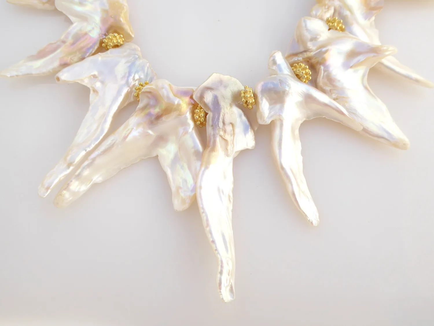 Pearl branch necklace