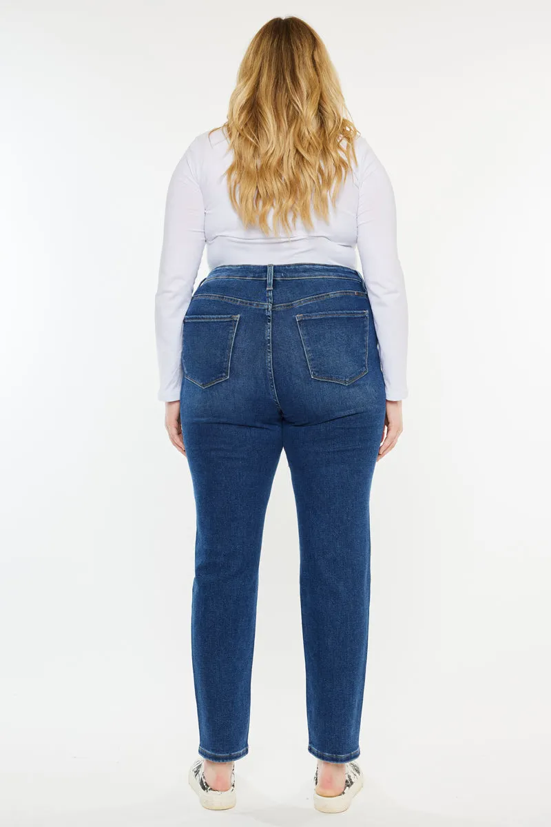 Peggy  High Rise Cigarette Leg Jeans (Plus Size)