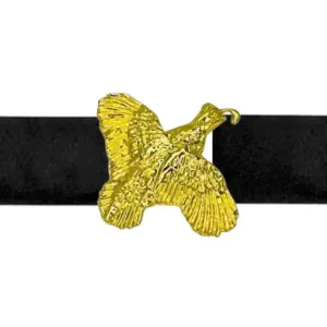 Pheasant Artisan Metal Belt Buckle