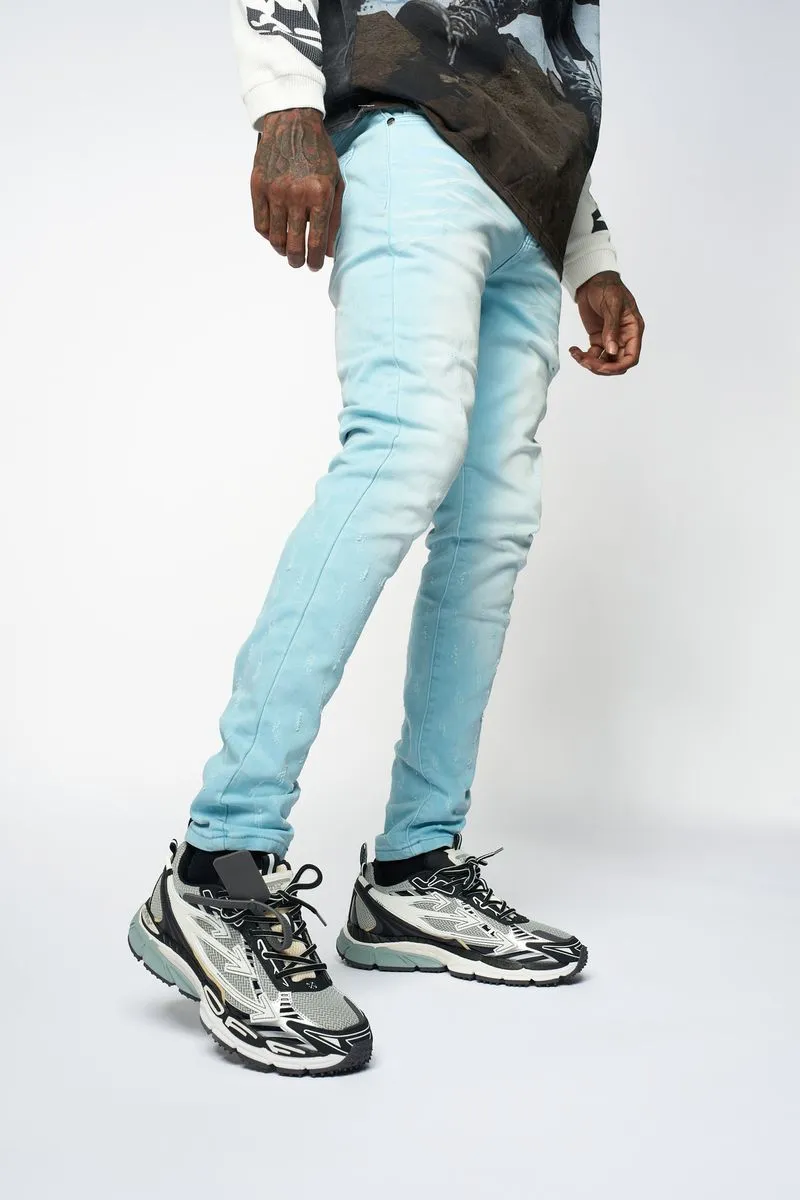 PHEELINGS SURVIVED SKINNY DENIM (Powder Blue)