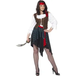 Pirate Lady Costume - Brown