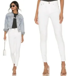 Pistola Jennifer Oslo White High Waisted Skinny Jeans Sz 27