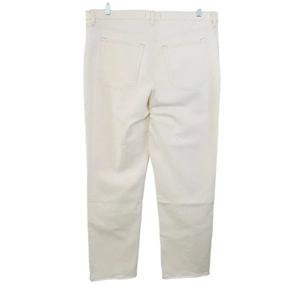 PLUS Abercrombie &amp; Fitch NWT Ultra High Rise 90’s Straight Stone Color Jeans 18