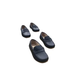 Polo Leather Navy Loafers