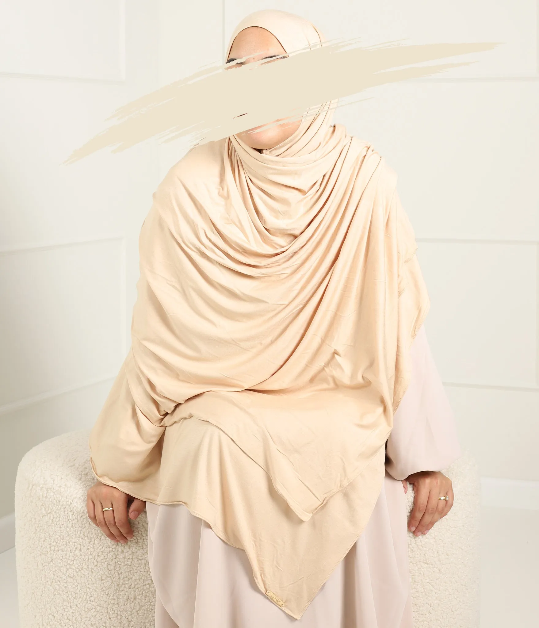 Premium Cotton Scarf 100*200 met Comfort Bonnet