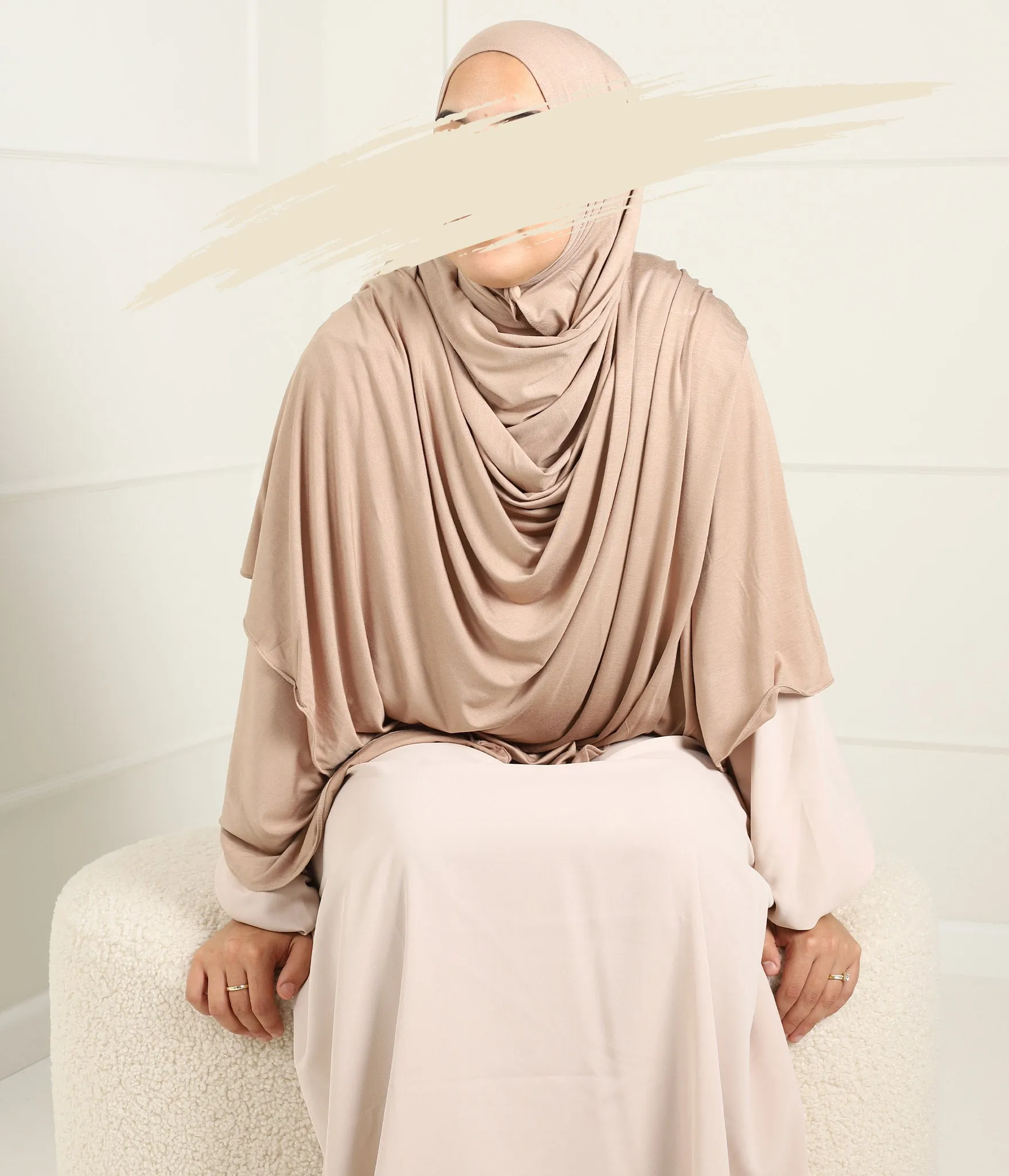 Premium Cotton Scarf 100*200 met Comfort Bonnet