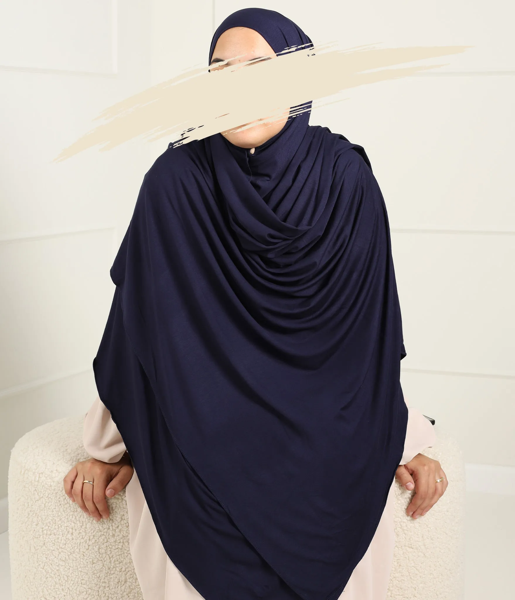 Premium Cotton Scarf 100*200 met Comfort Bonnet