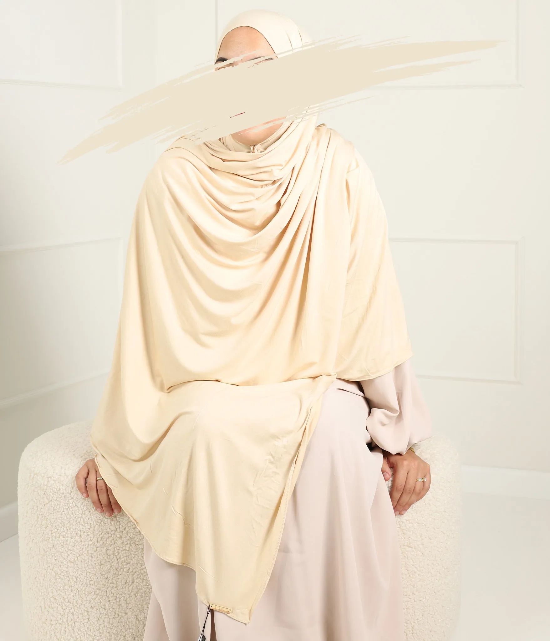 Premium Cotton Scarf 100*200 met Comfort Bonnet