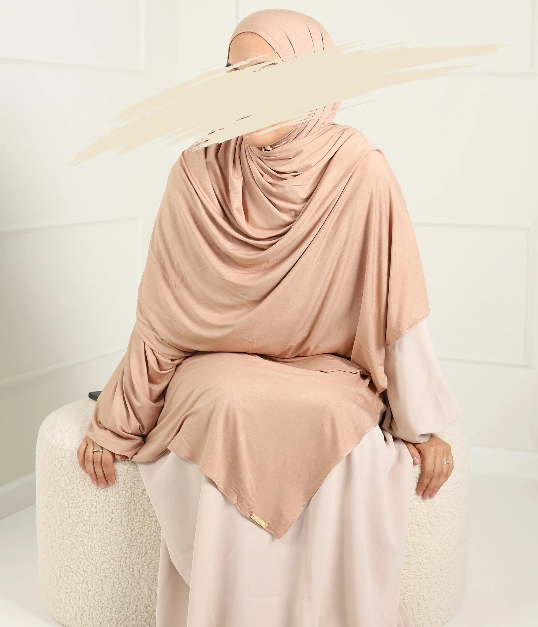 Premium Cotton Scarf 100*200 met Comfort Bonnet