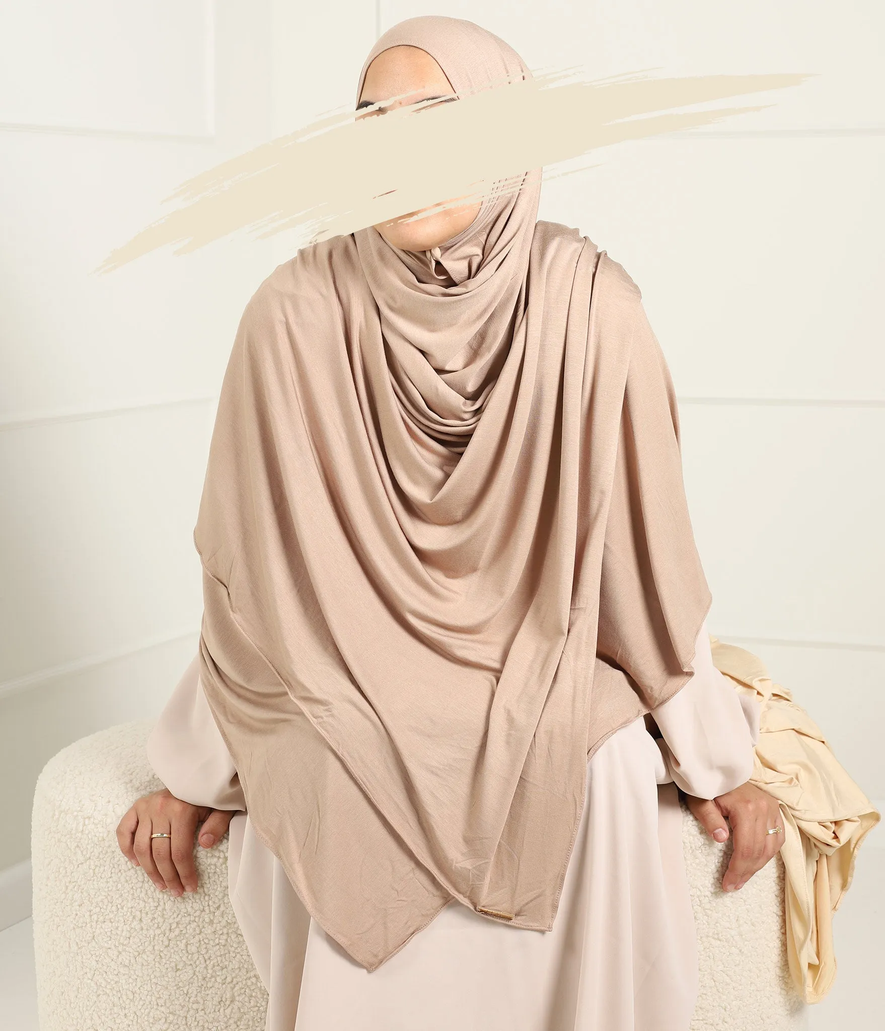 Premium Cotton Scarf 100*200 met Comfort Bonnet