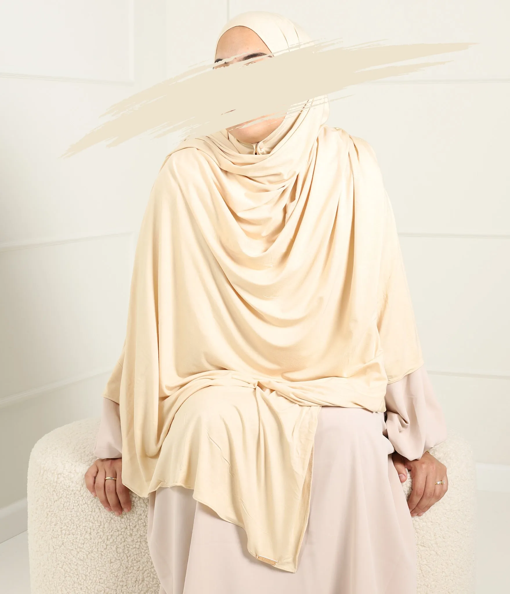 Premium Cotton Scarf 100*200 met Comfort Bonnet