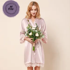 Premium Rose Lace Satin 3031 Nude