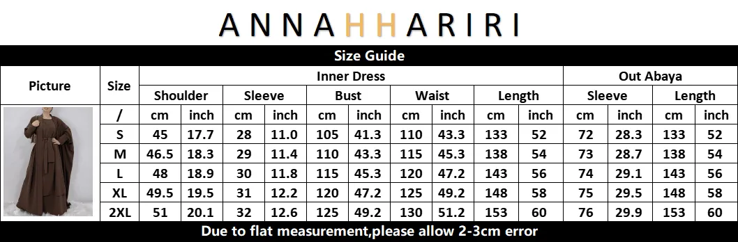 Prilla three piece abaya set with ling sleeve slip dress throw over and a belt in pink
