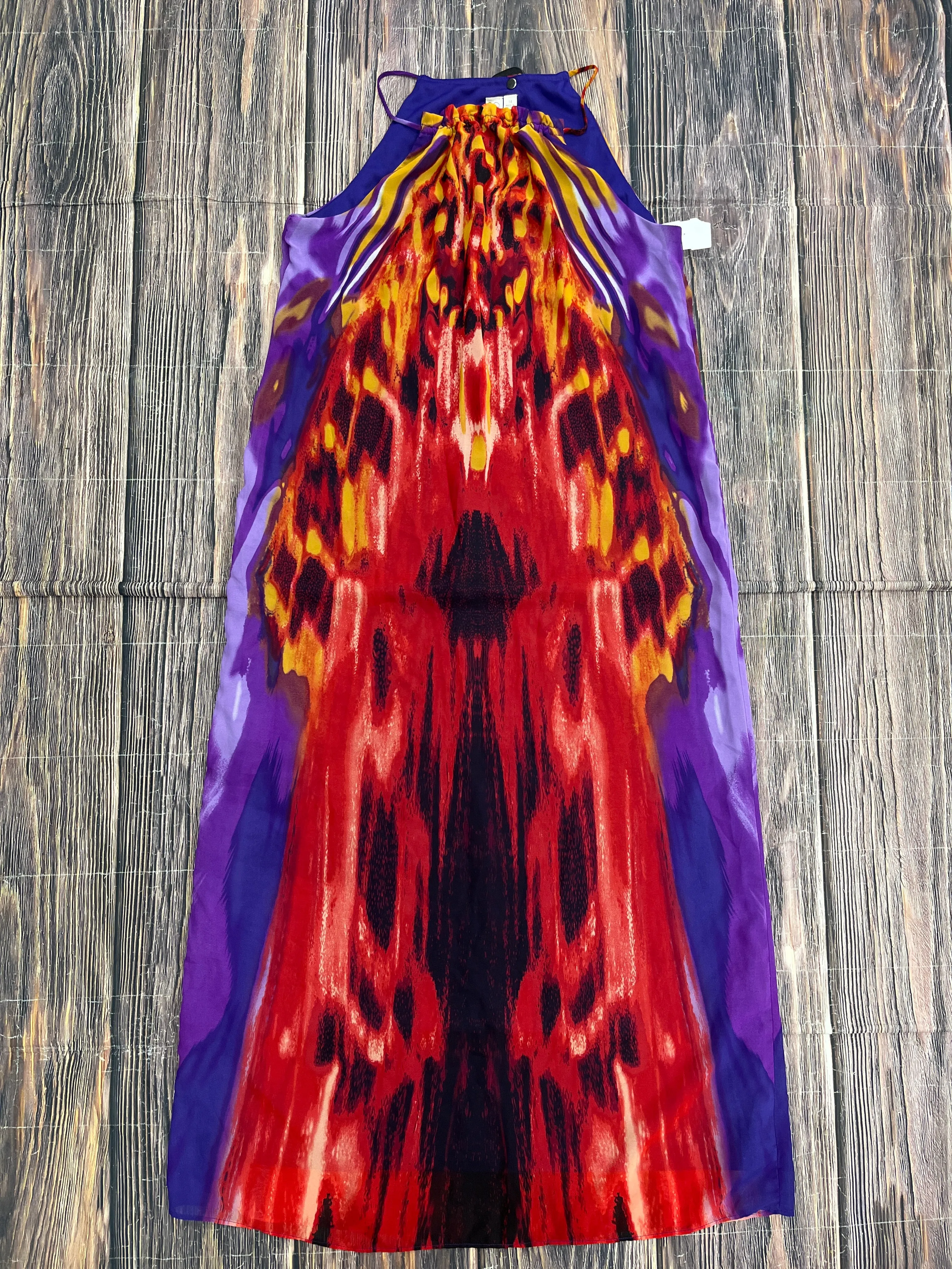 Purple Dress Casual Maxi Emma And Michele, Size L
