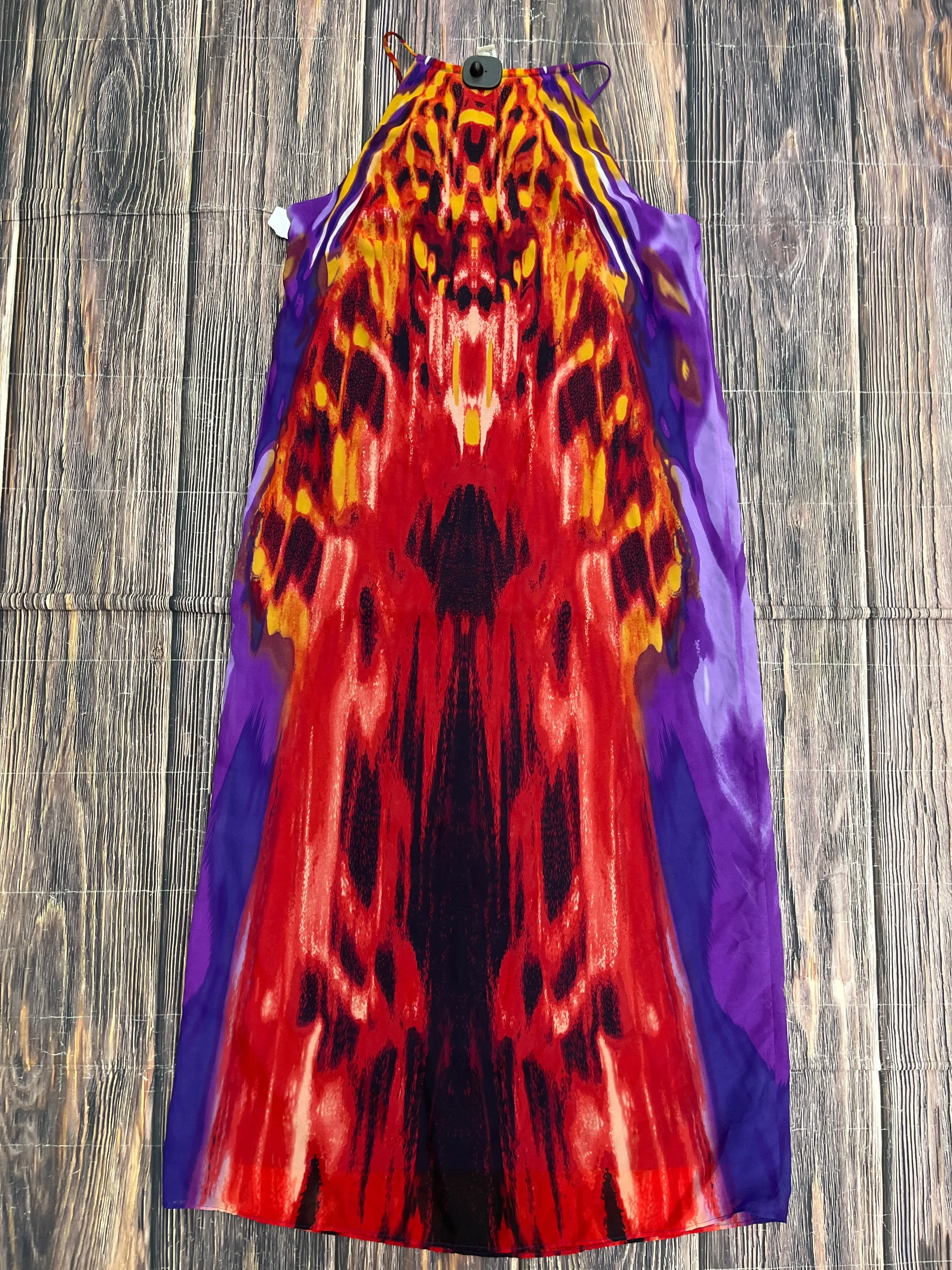 Purple Dress Casual Maxi Emma And Michele, Size L