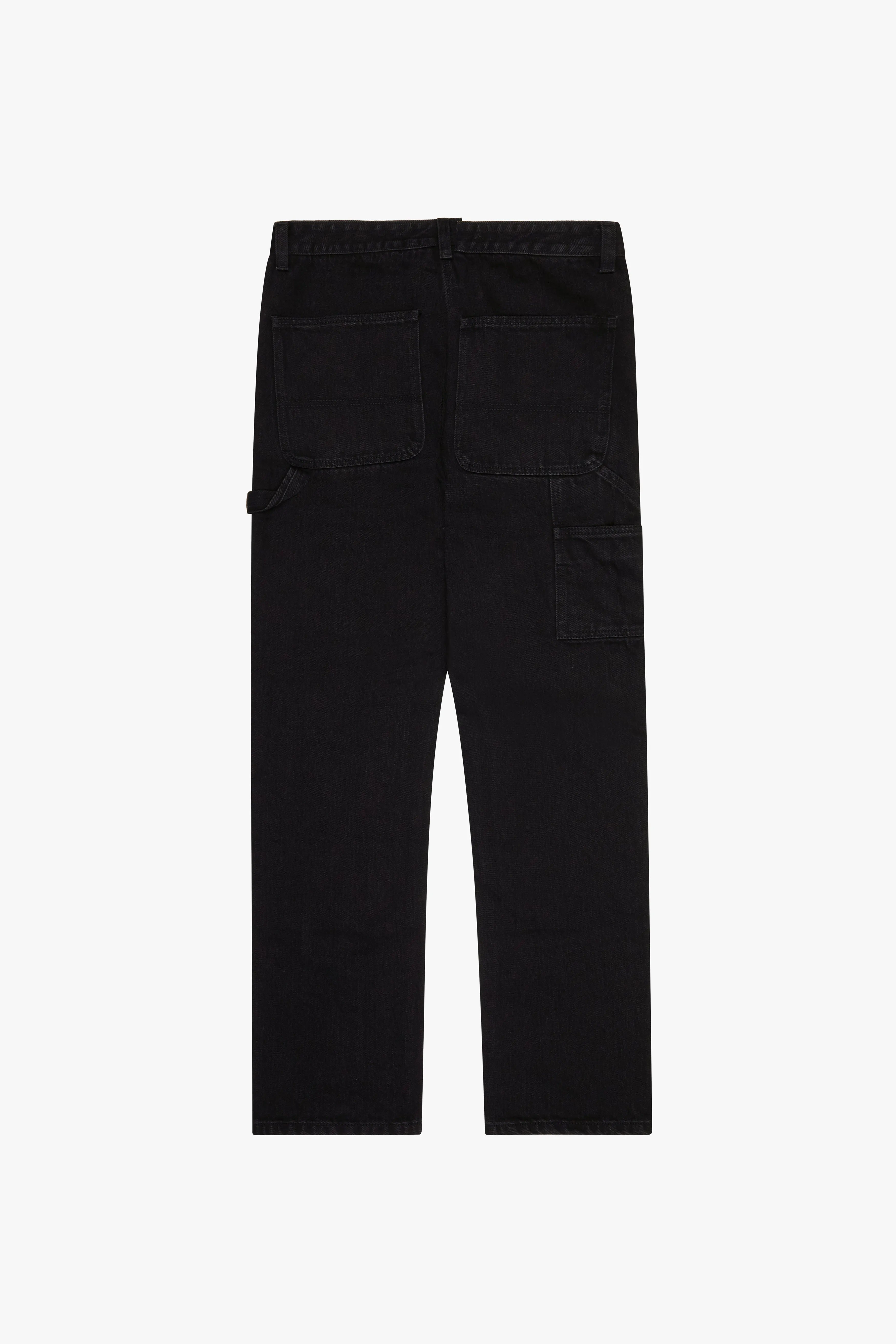 "Rancher" Black Washed Stitch Jeans