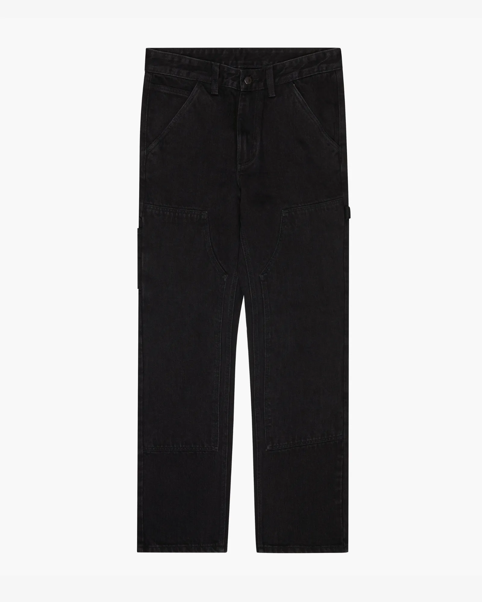 "Rancher" Black Washed Stitch Jeans