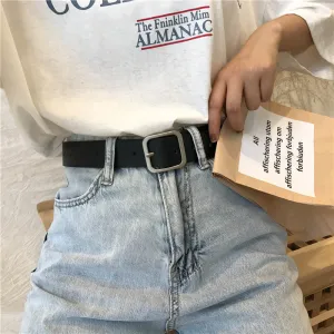 "UNISEX SQUARE BUCKLE" BELT K122819