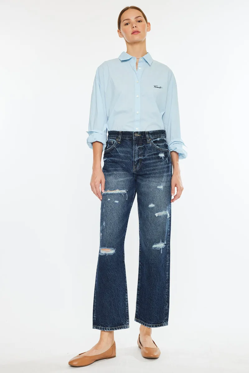 Raelynn High Rise Straight Leg Jeans