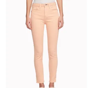 Rag &amp; Bone High Rise Pink Skinny Jeans