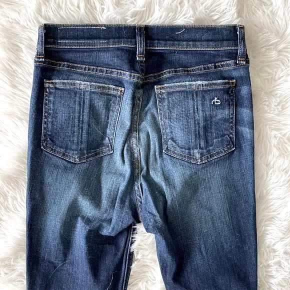 rag &amp; bone Justine High-Rise Skinny Jeans, Mateos
