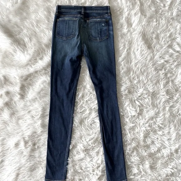 rag &amp; bone Justine High-Rise Skinny Jeans, Mateos