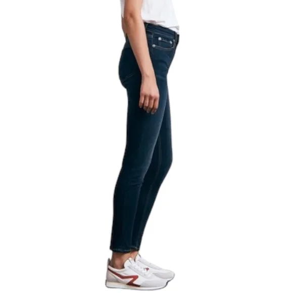 Rag &amp; Bone Nina High Rise Skinny Ankle Jeans Sz 27