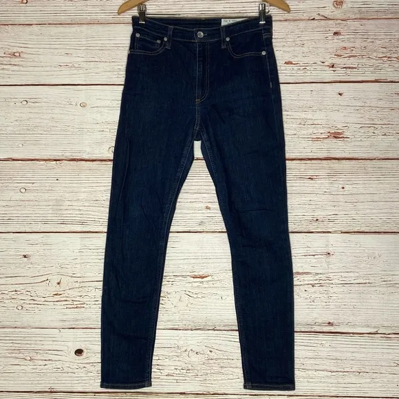 Rag &amp; Bone Nina High Rise Skinny Ankle Jeans Sz 27
