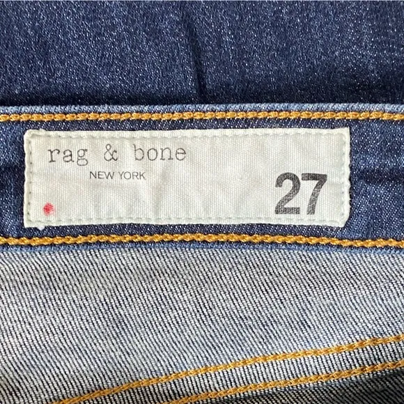 Rag &amp; Bone Nina High Rise Skinny Ankle Jeans Sz 27