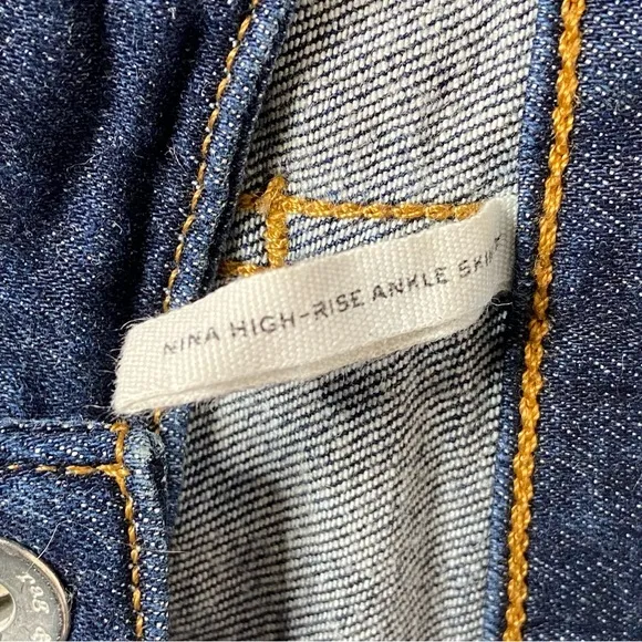 Rag &amp; Bone Nina High Rise Skinny Ankle Jeans Sz 27