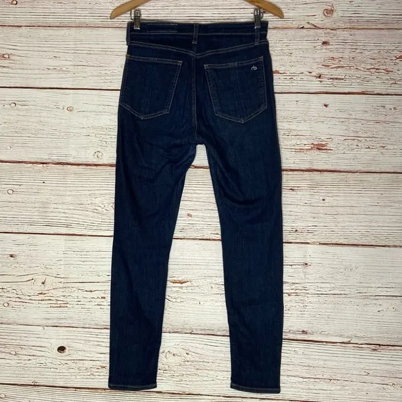 Rag &amp; Bone Nina High Rise Skinny Ankle Jeans Sz 27