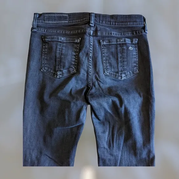 Rag &amp; Bone Skinny Mid Rise Jeans