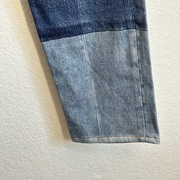 rag &amp; bone Woman Two Tone Crop Jeans Size: 25